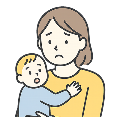 子供が安心して眠れない…