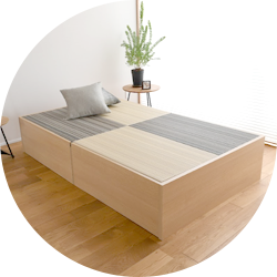 檜すのこベッド 「マレ200」 シングルサイズ｜たたみのこうひん