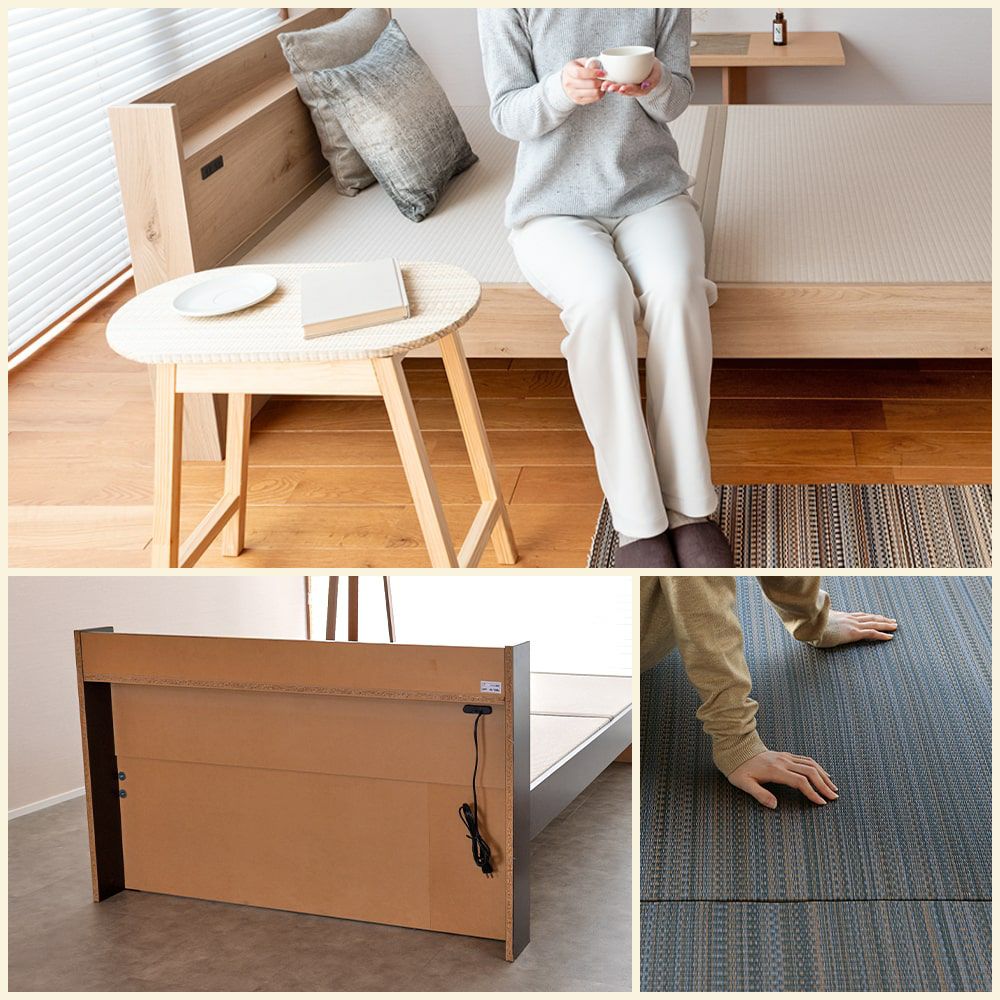 ヘッド付き畳ベッド 「ファシレ」 シングルサイズ｜たたみのこうひん