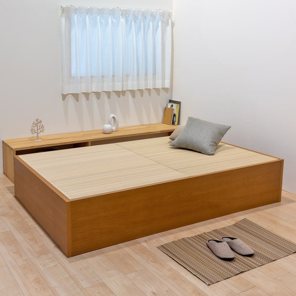 収納付き畳ベッド 「スパシオ」 セミダブルサイズ｜たたみのこうひん