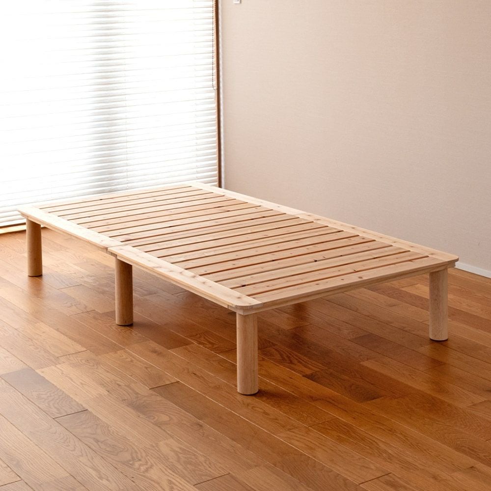 檜すのこベッド 「マレ」 シングルサイズ｜たたみのこうひん
