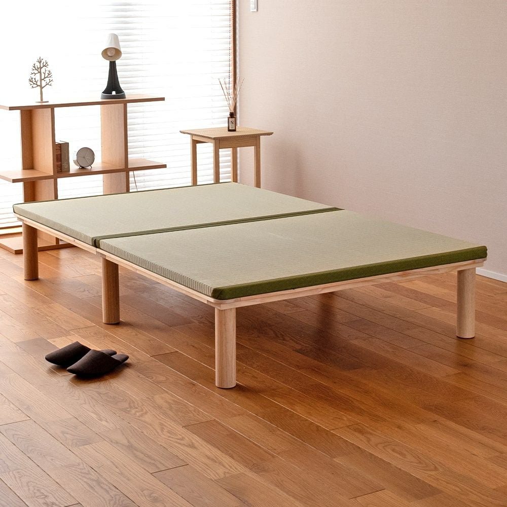 檜すのこ畳ベッド 「マレ 畳セット」 シングル｜たたみのこうひん