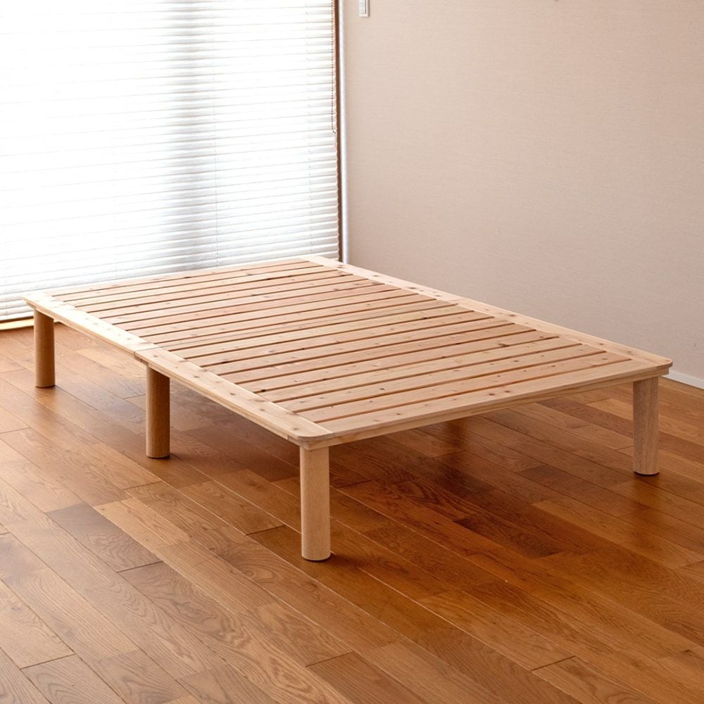 檜すのこベッド 「マレ」 セミダブルサイズ｜たたみのこうひん