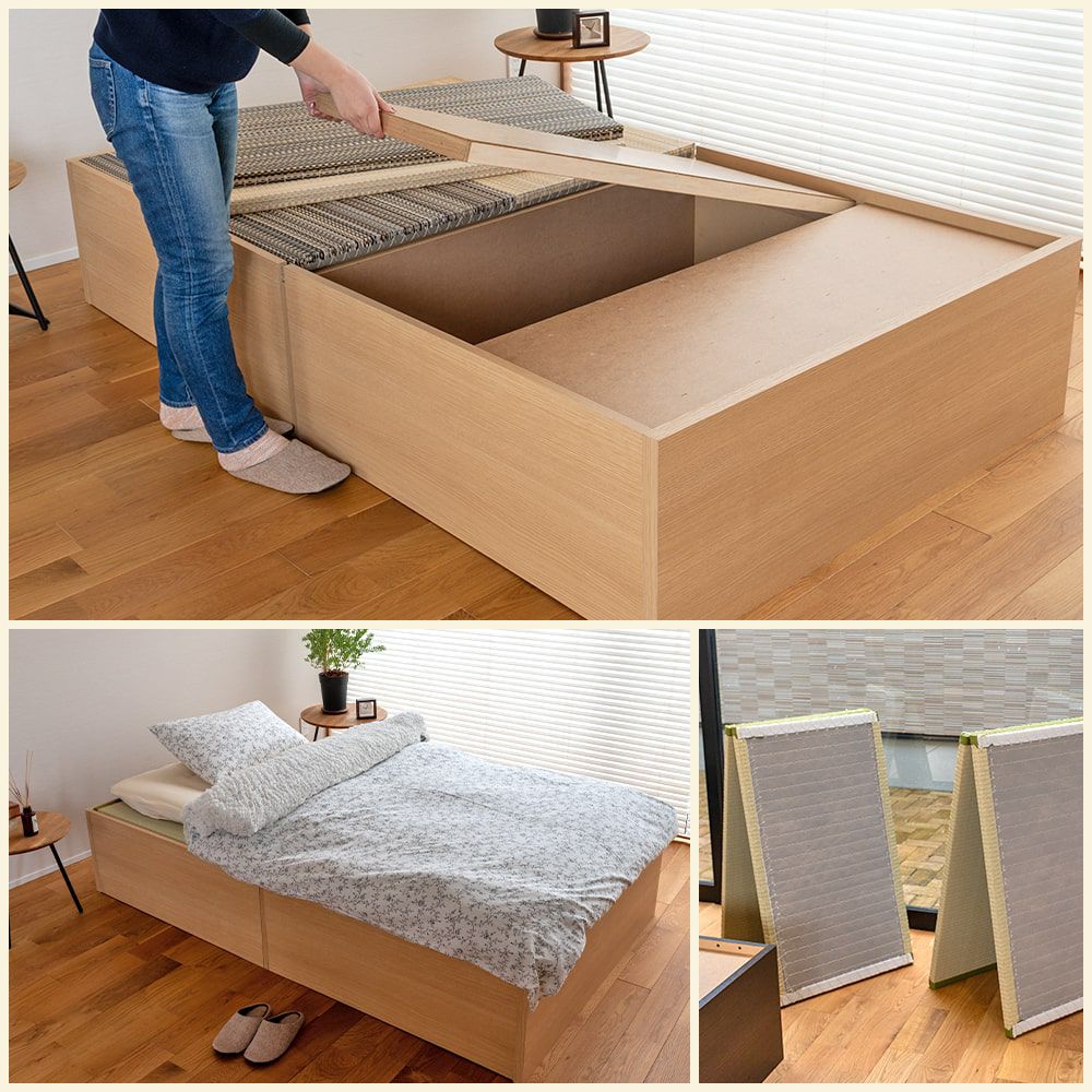 収納付き畳ベッド フォルティナ シングルサイズ｜たたみのこうひん