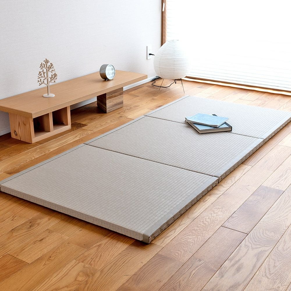 置き畳セパレジオロング 和紙灰桜色の設置イメージ