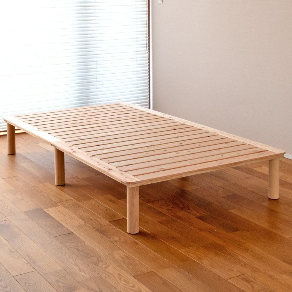 檜すのこベッド 「マレ ロング」 セミダブルサイズ｜たたみのこうひん