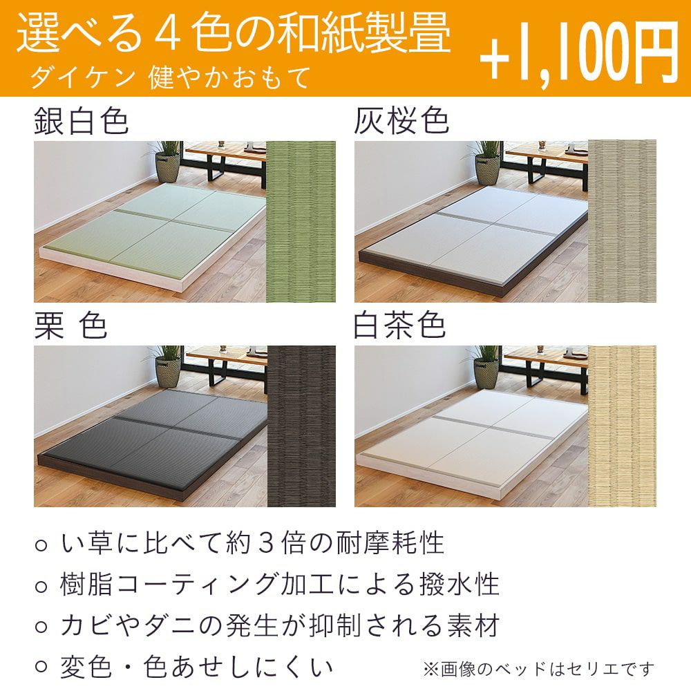 ベッド用取替畳 4枚タイプ ダブルサイズ｜たたみのこうひん