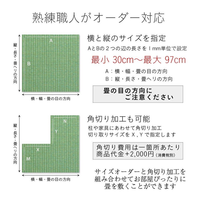 琉球畳 半帖 サイズオーダー｜工場直販の畳通販専門店 たたみのこう 