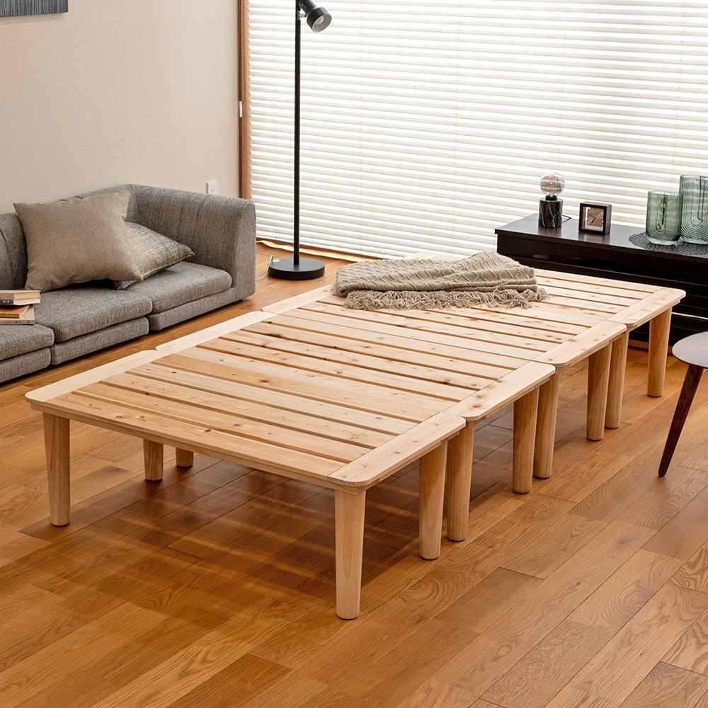 ひのきすのこベンチ 「ハントス」 1台｜たたみのこうひん