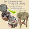 廃棄予定のい草をアップサイクルしたい草製座編み椅子